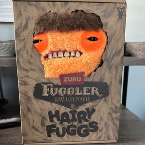 ZURU Fuggler Hairy Fuggs Orange Stuffed Monster